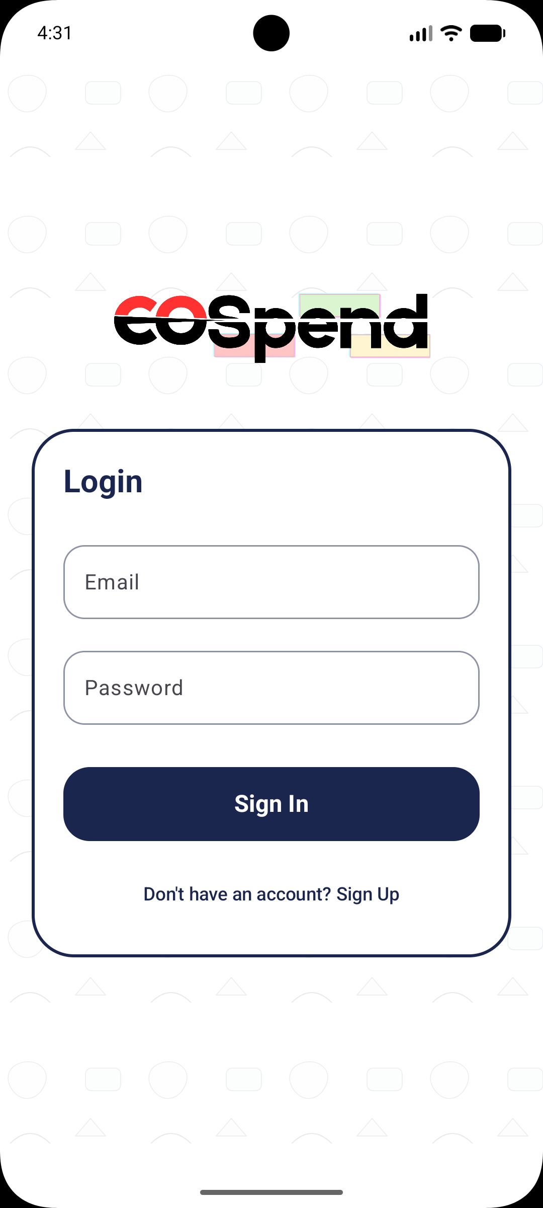CoSpend Screenshot 1