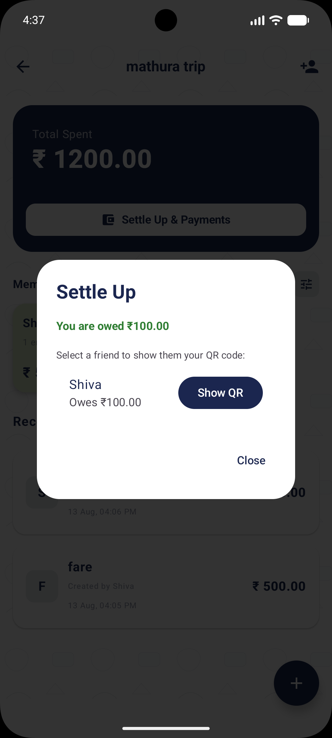 CoSpend Screenshot 11