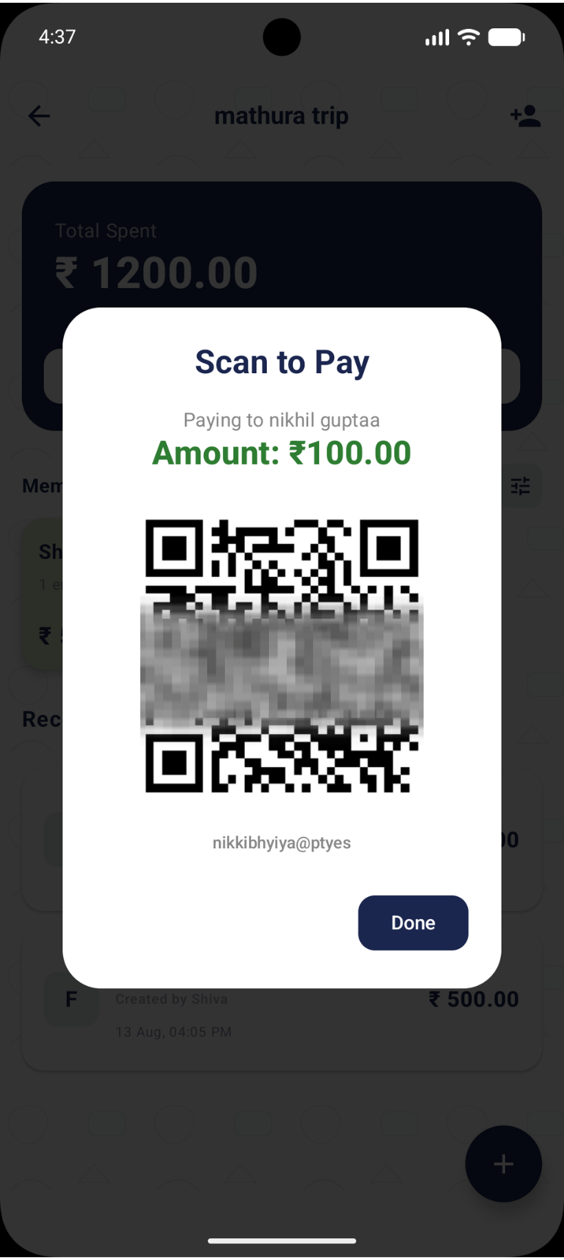 CoSpend Screenshot 12