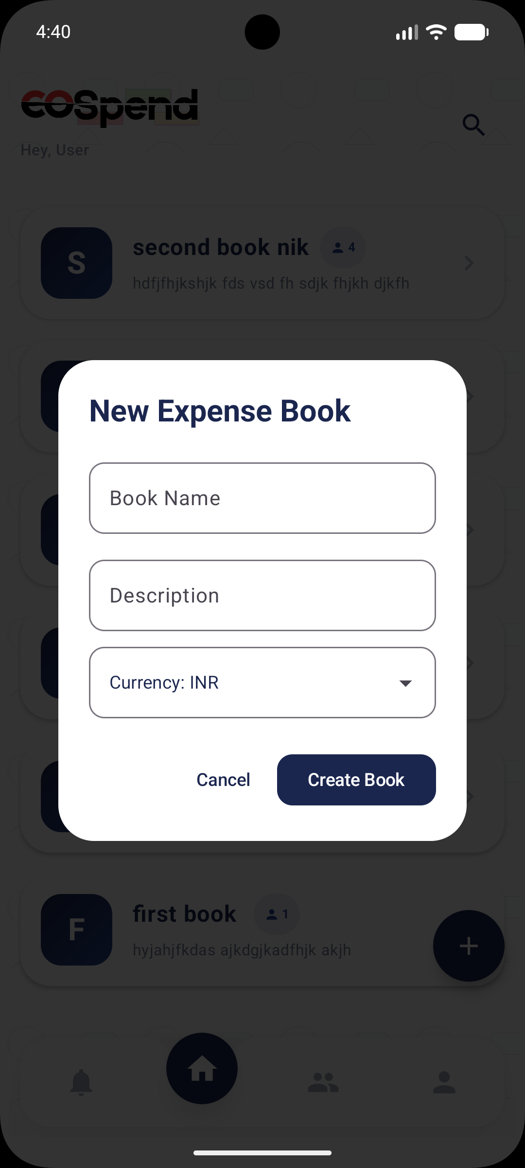 CoSpend Screenshot 14